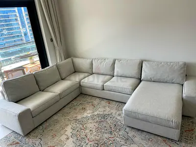 Same like new Condition Ikea Kivik L shape Sofa Beige