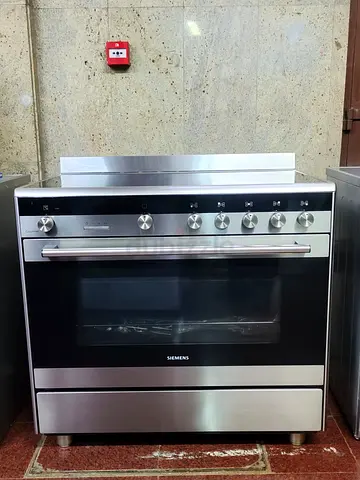 Siemens iq500 electric ceramic 5 hobs cooking range oven dual fan stove 90x69 WHK sale