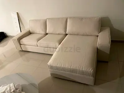 Same like new Condition Ikea Kivik L shape Sofa Beige