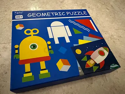 Wooden Geometric Puzzle