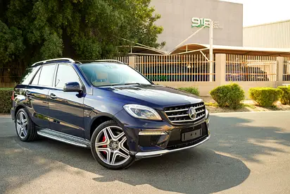 Mercedes ML63 AMG 2014 GCC | 83,500 km | BO | Rear Screens | Full MB History | 5.5L V8