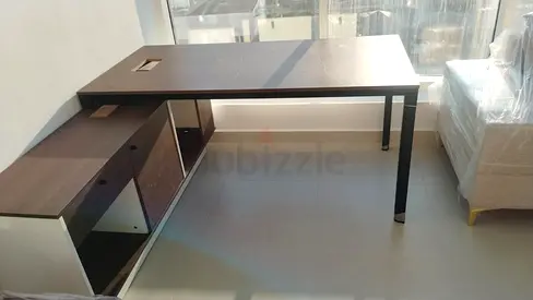 Modern Study Table with Storage
