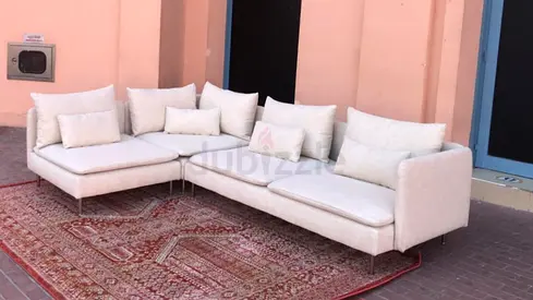 Looks great Condition Ikea Sodhremn Corner Sofa Beige