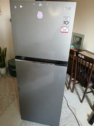 LG two door fridge freezer inverter technology 60cm width 165cm height 432 litres