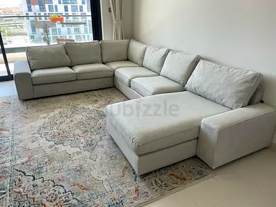 Looks great Condition Ikea Kivik U Shape Sofa Beige
