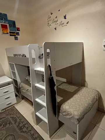 Stylish and Functional Loft Bed with Storage