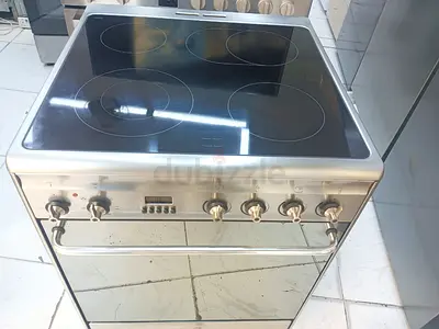 Smeg electric ceramic 4 hobs cooking range oven fan stove 60x60 made gy Italy