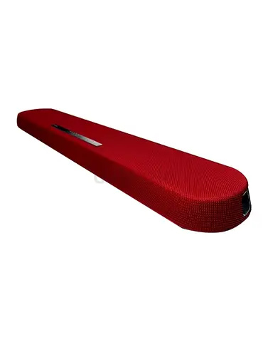 Stylish Red Soundbar from Yamaha for Immersive Audio Experience