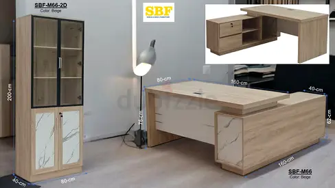 Brand new L shape Executive Office wooden Table For Manager Available