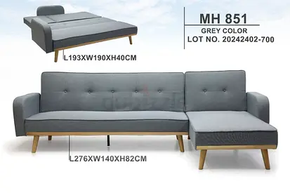 Brand new L shape storage sofa bed available