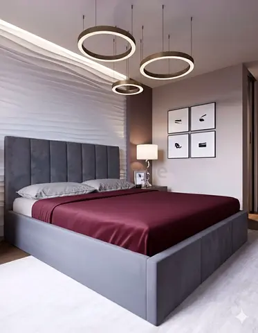 Grey King Size Bed Frame