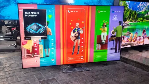 Samsung 65 Inch Neo QLED TV, QN90F, 4K, Mini LED, NQ4 AI Gen3 Processor, 4K AI Upscaling Pro, Glare