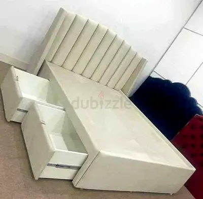 Brand new King size Hydrolic storage bed with mattress Available