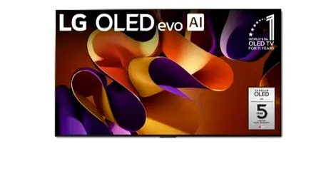 LG 77 Inch Class G4 Series OLED evo 4K Smart TV .