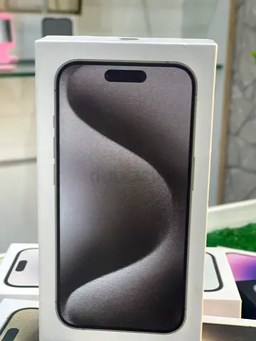 iPhone 15pro max Brand new 256gb 1 year warranty free delivery available UAE