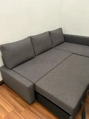 L shape sofa bed with storage