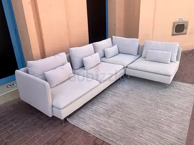Great Condition Ikea Sodhremn Corner Sofa Beige