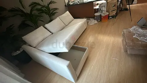 Great Condition Ikea Lshape Sofa Bed with Storage