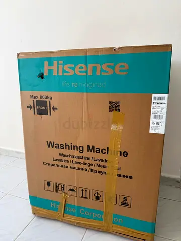 Hisense 7Kg Front Loading Washing Machine, WFPV7012MT, Silver (1200 RPM)
