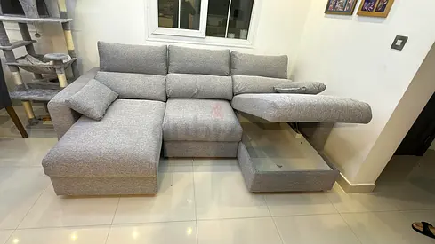 Looks great Condition Ikea Eskelstuna Sofa Bed with Storage