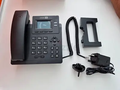 Black Corded Telephone with Caller ID