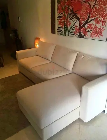 Comfortable Beige Sectional Sofa bed