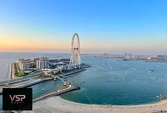 High-End 3BR, Sea and Ain Dubai Views, Resort Life