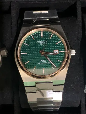Elegant Tissot PRX 36 Watch(Replica)with Green Dial