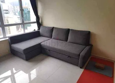 Comfortable L-Shaped Sofa with Storage