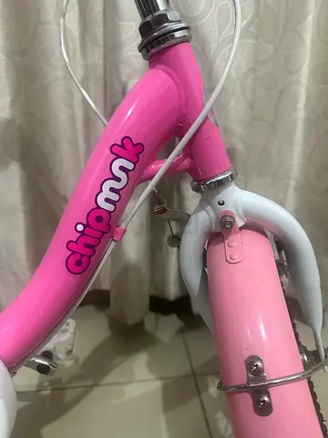 Cute Pink Kids Bicycle by Chipmunk from Hamleys (dubai mall)