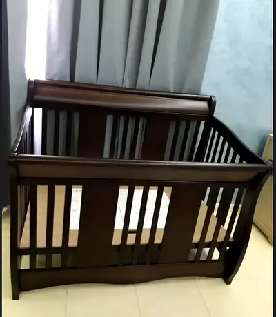 Sturdy Wooden Crib for Sale