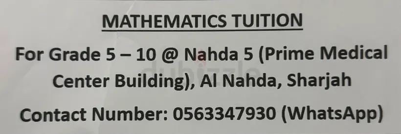 Licensed Mathematics Tutor