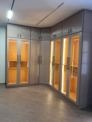 Stylish Modern Wardrobe with LED Lighting
