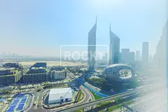 Sheikh Zayed Road View | 3 Parking | Fitted office