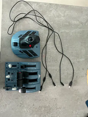 Thrust master pilot side stick compatible with x box