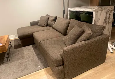 Cratebarrel lounge deep L shape sofa