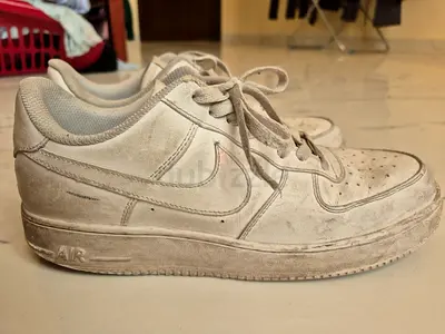 Worn Nike Air Force 1 Sneakers