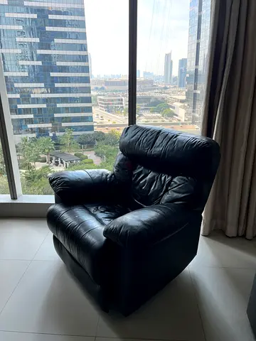 Leather recliner