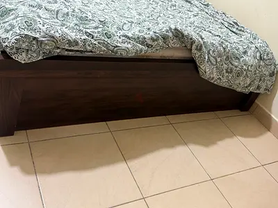 Bed frame and mattress