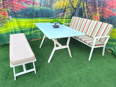6 Seater Branded Aluminium Outdoor Garden Sofa Set