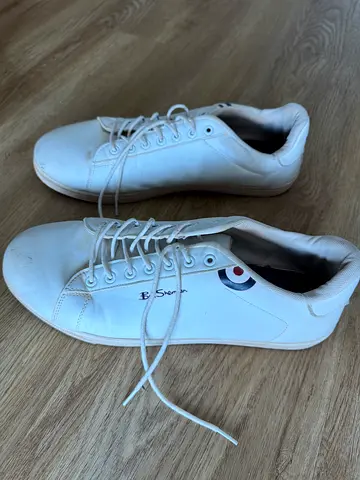 Used White Sneakers in Good Condition
