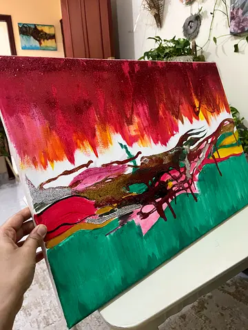 Vibrant Abstract Painting