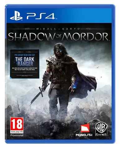 PS4 GAME-SHADOW OF MORDOR