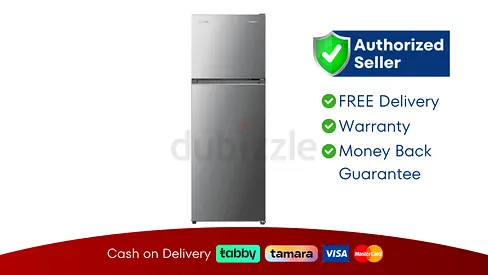 Panasonic 348 Double Door Refrigerator - Brand New | 1 Year Warranty | FREE Delivery