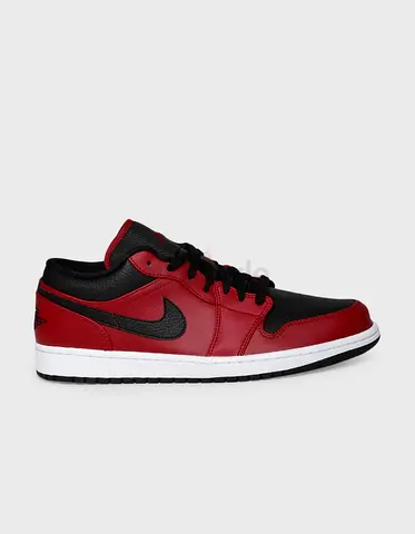 Nike Air Jordan 1 Low Red  Black Sneakers