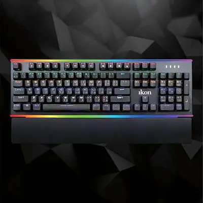 Wired Gaming Keyboard with RGB Lighting By Ikon
