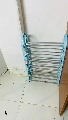 Stylish Multi-Tier Shoe Rack in Blue