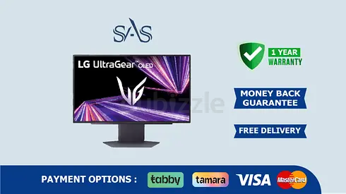 LG 45 Inch UltraGear OLED Monitor | New - Free Delivery | Warranty | WQHD 1440P 240Hz 45GS96QB-B