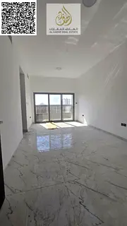 One-bedroom apartment with a living room, two bathrooms, and a balcony with built-in wardrobes | Fir
