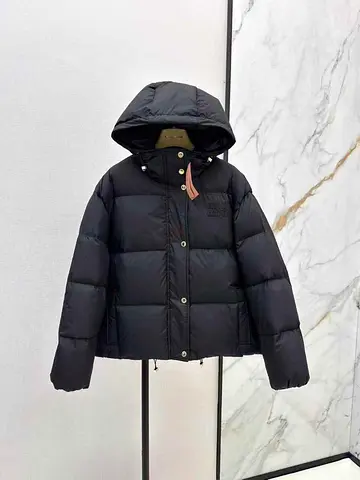 Miu Miu Hooded Puffer Jacket
